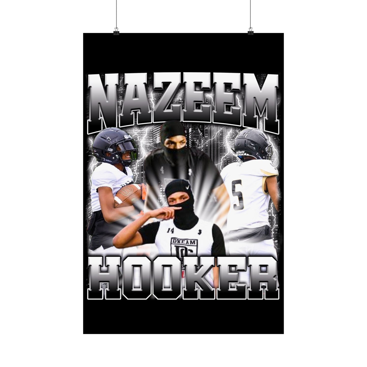 Nazeem Hooker Poster 24" x 36"