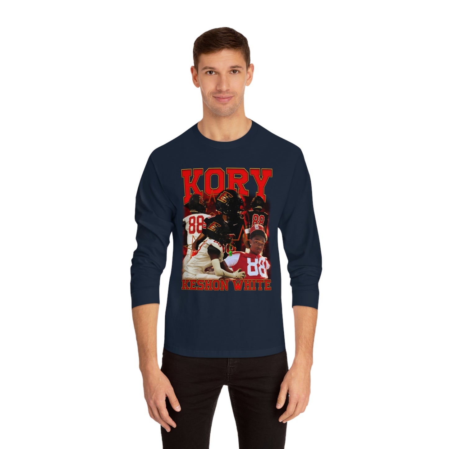 Kory Keshon White Long Sleeve T-Shirt