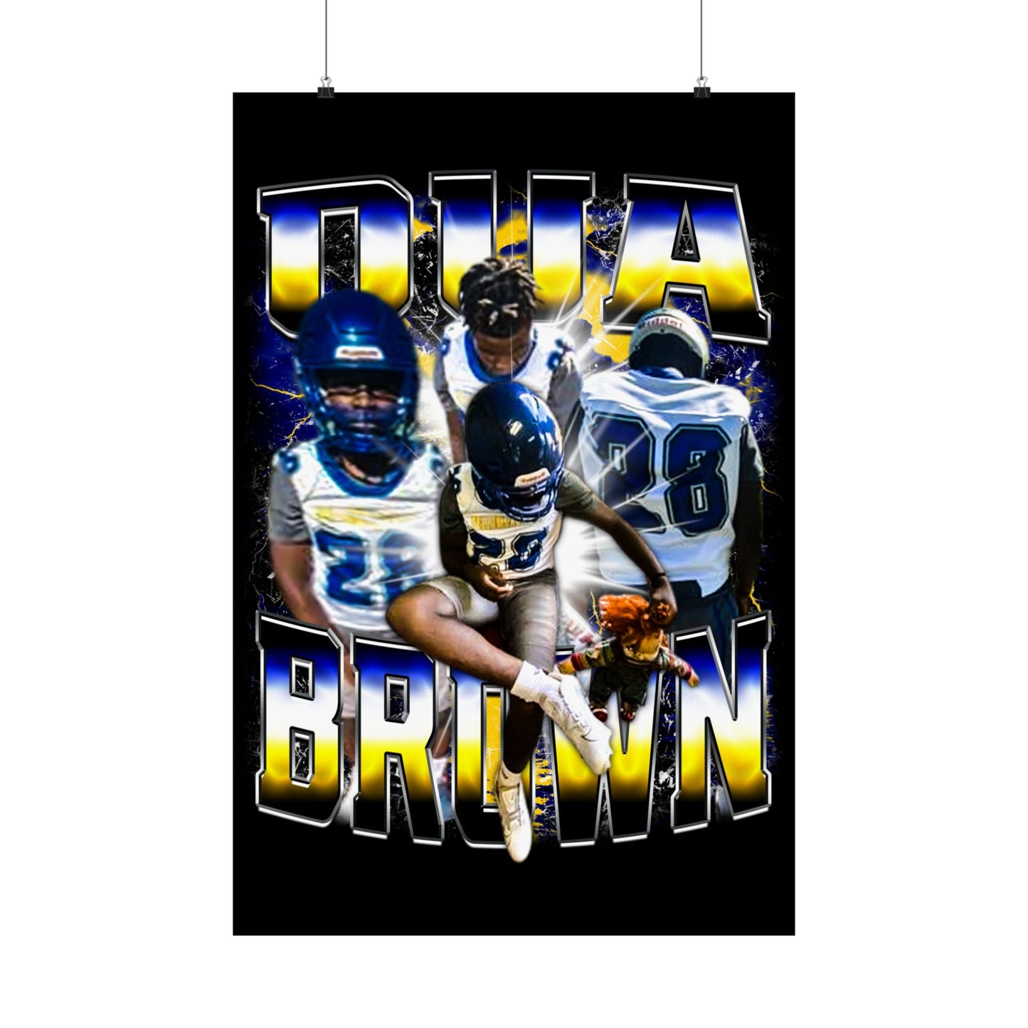 Qua Brown Poster 24" x 36"