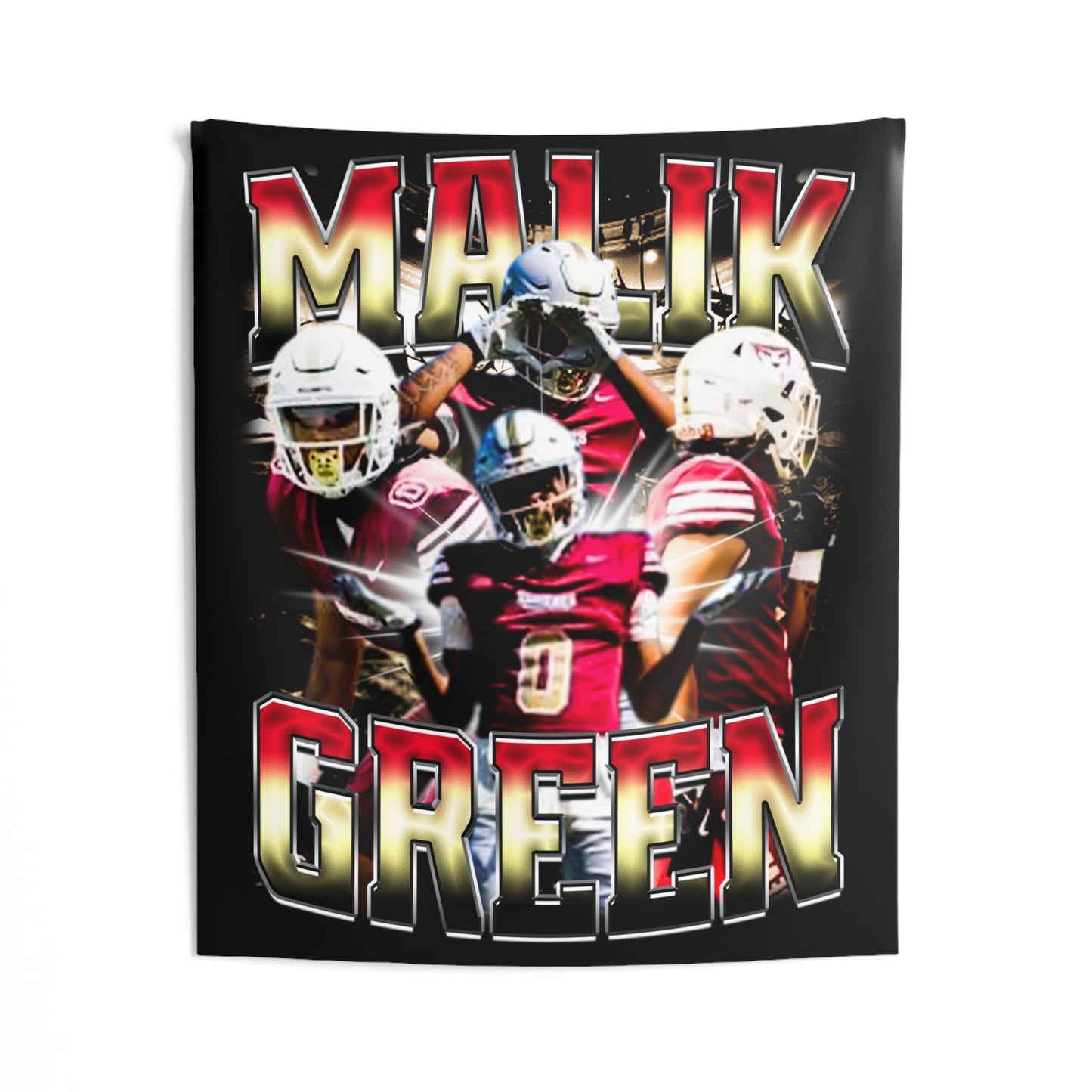 Malik Green Tapestry 50” x 60”