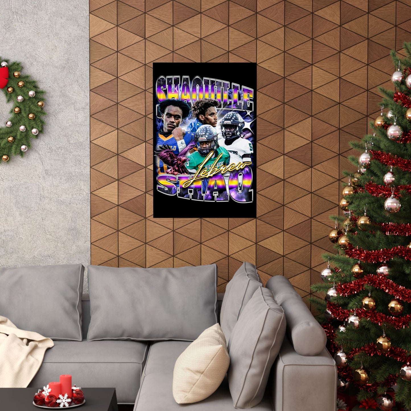 Shaquille Lebrew Shaq Poster 24" x 36"