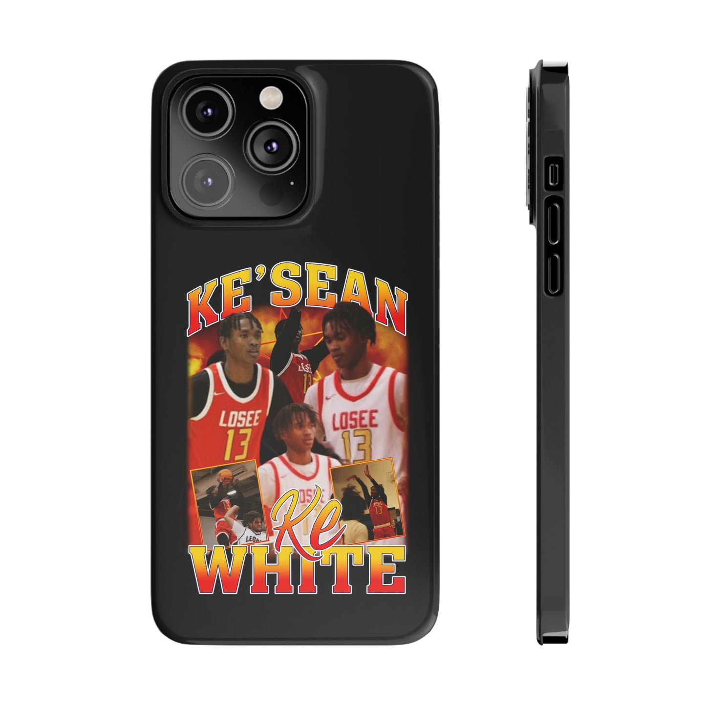 Ke'sean White Phone Case