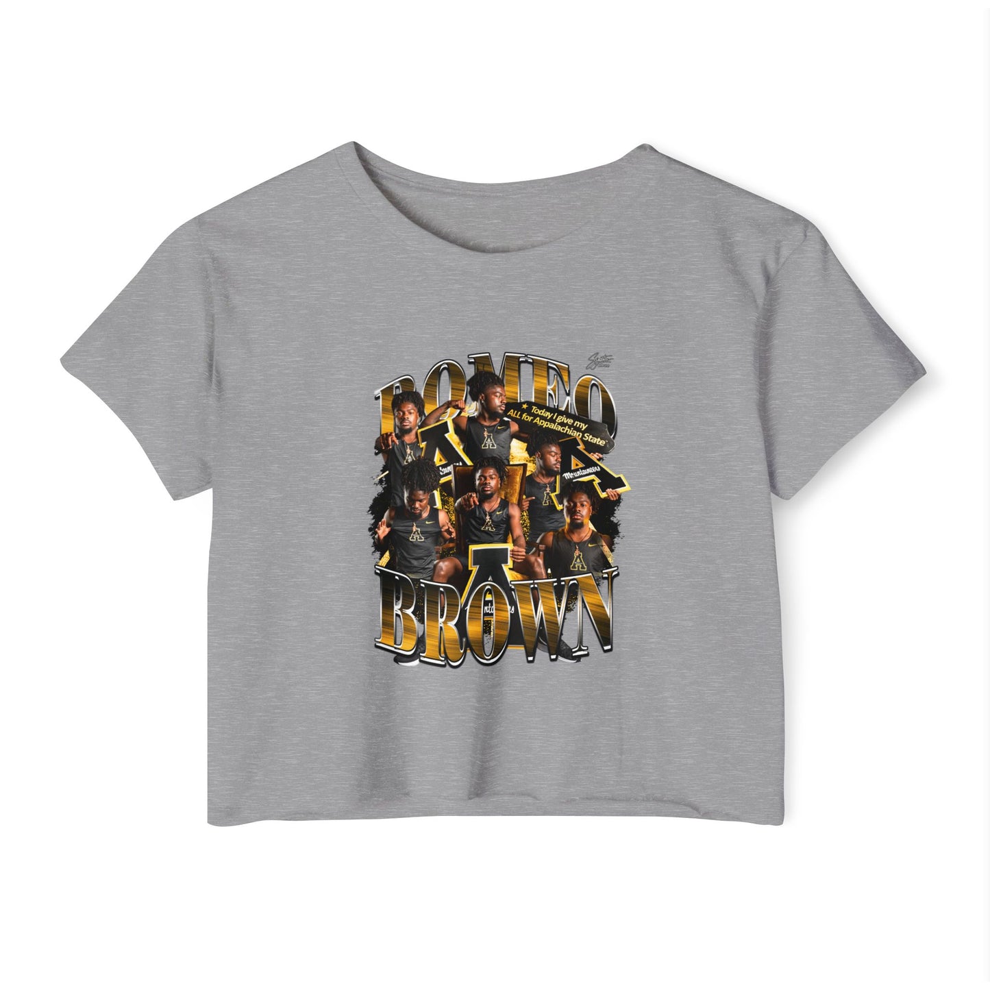Romeo Brown Crop Top