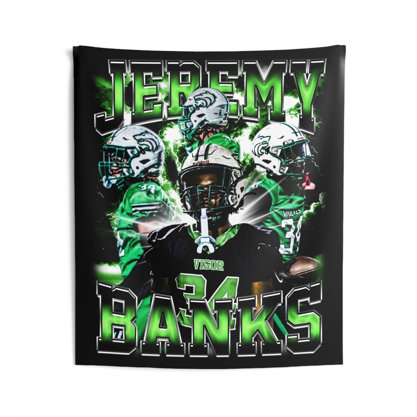 Jeremy Banks Tapestry 50” x 60”