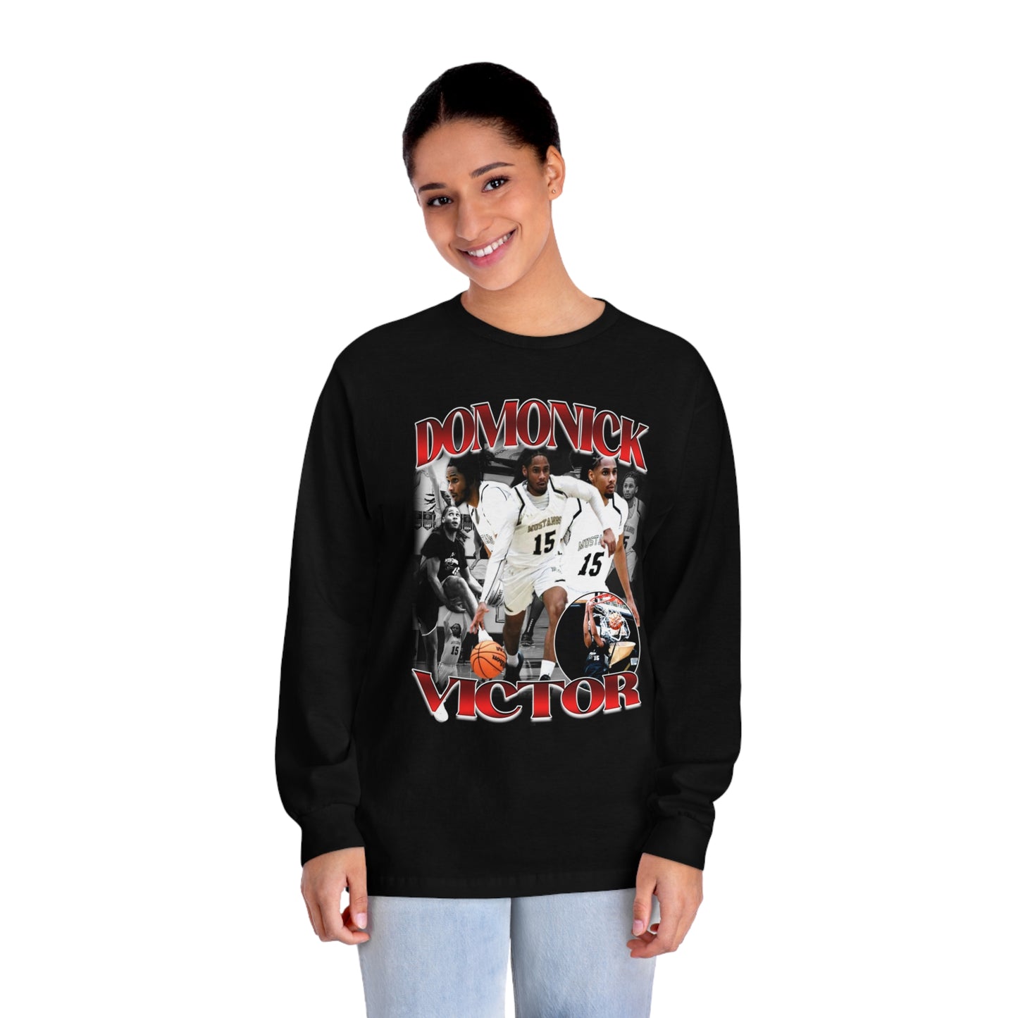 Domonick Victor Long Sleeve T-Shirt