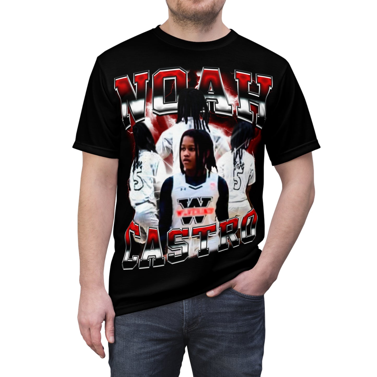Noah Castro Vintage Full Print Tee