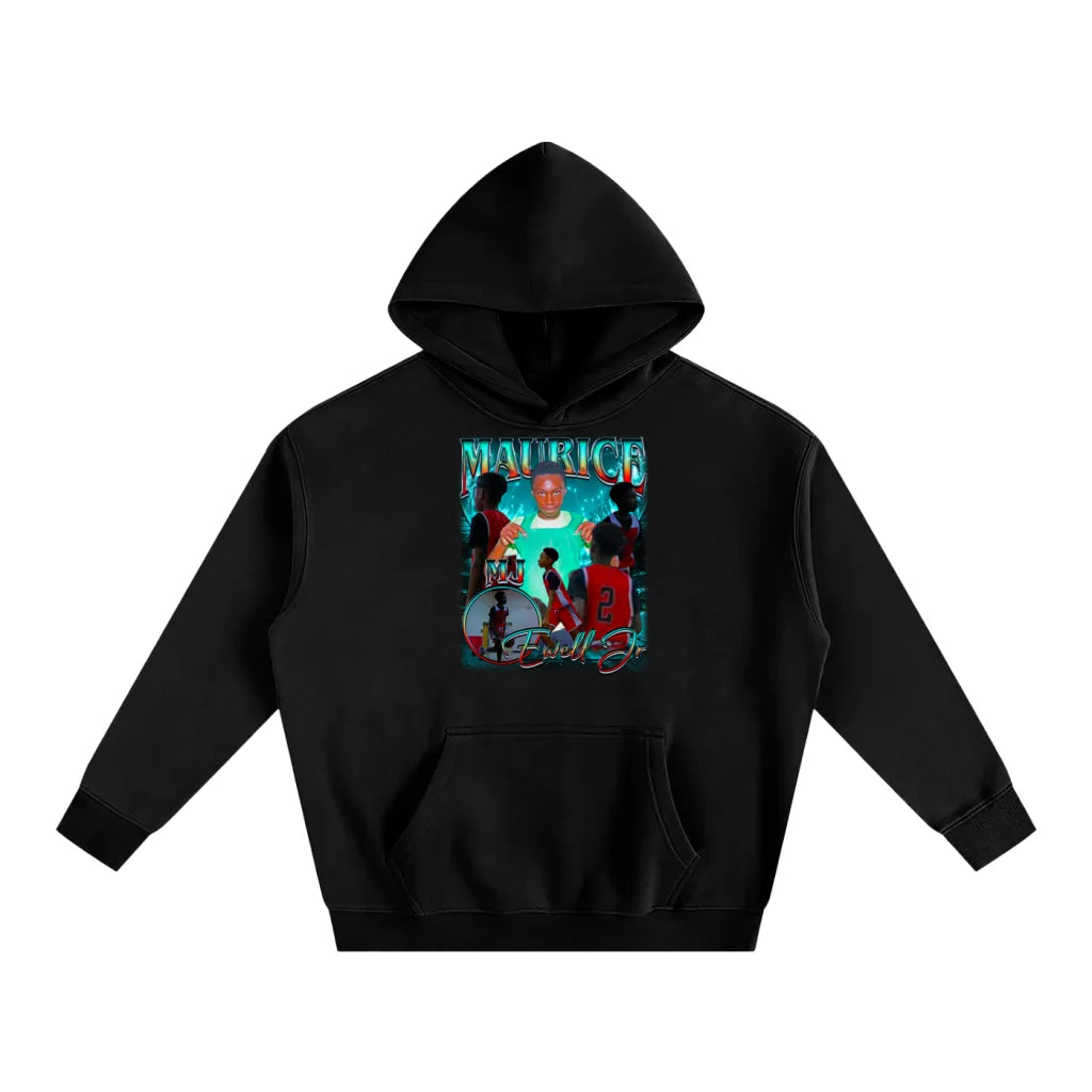 Maurice Ewell Jr Oversize Fleeced Hoodie