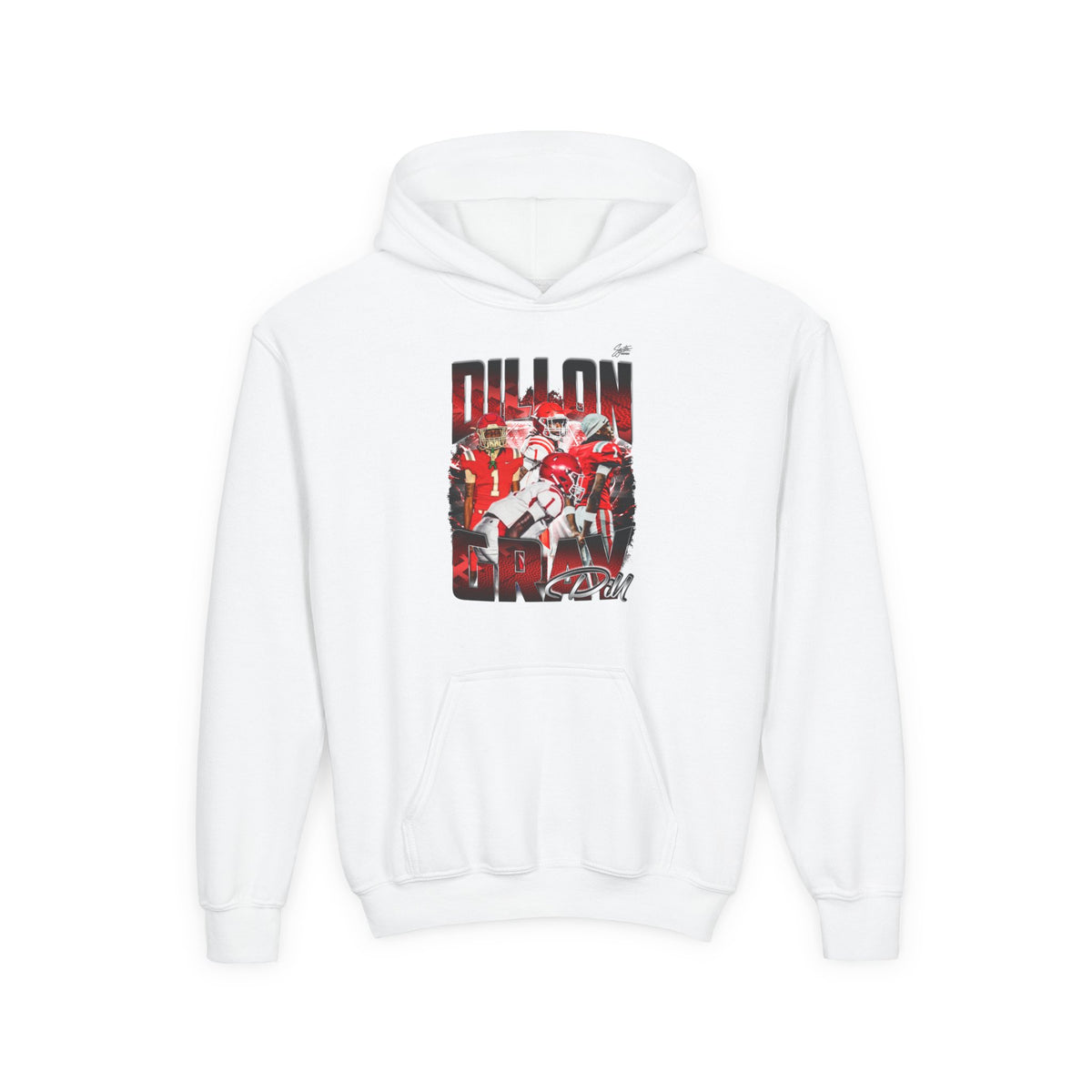 Dillon Gray Youth Hoodie