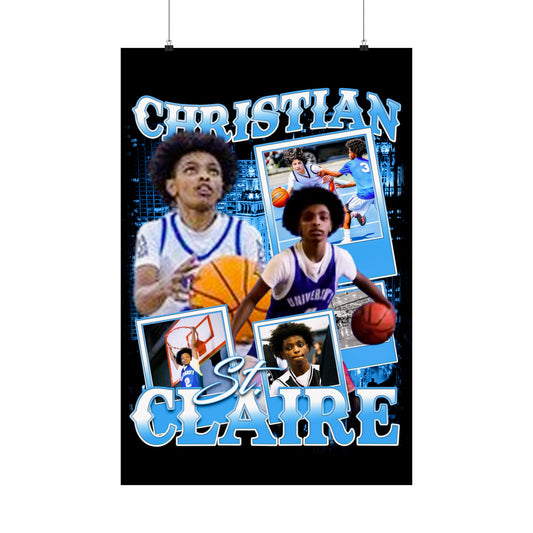 Christian St. Claire Poster 24" x 36"