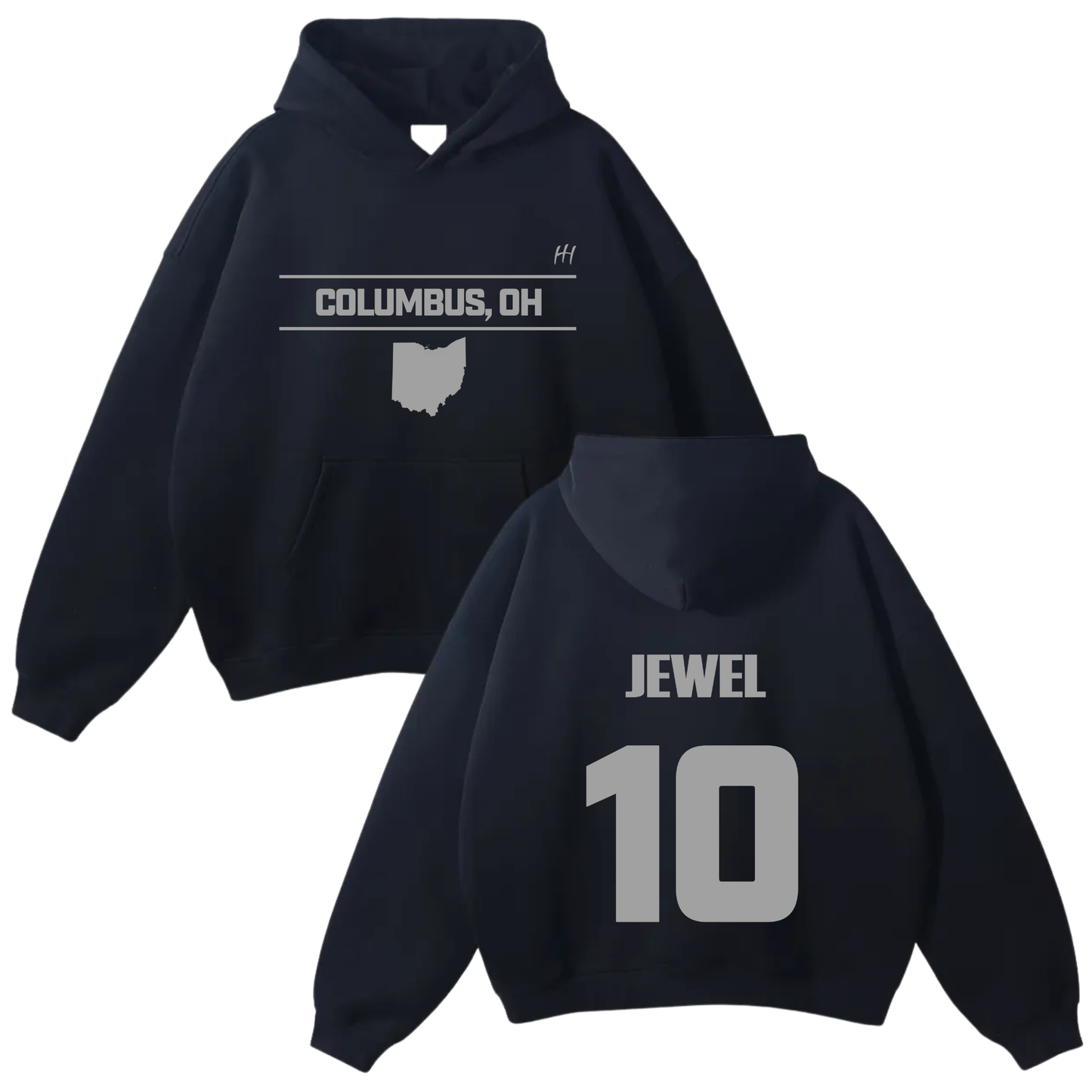 Jewel Watkins Oversize Fleeced Hoodie