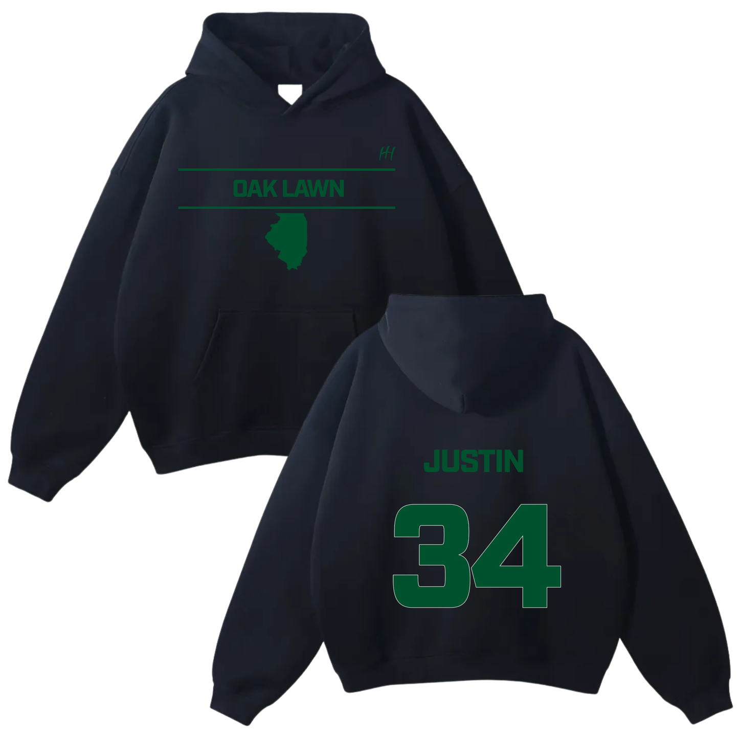 Justin Canvin Oversize Fleeced Hoodie