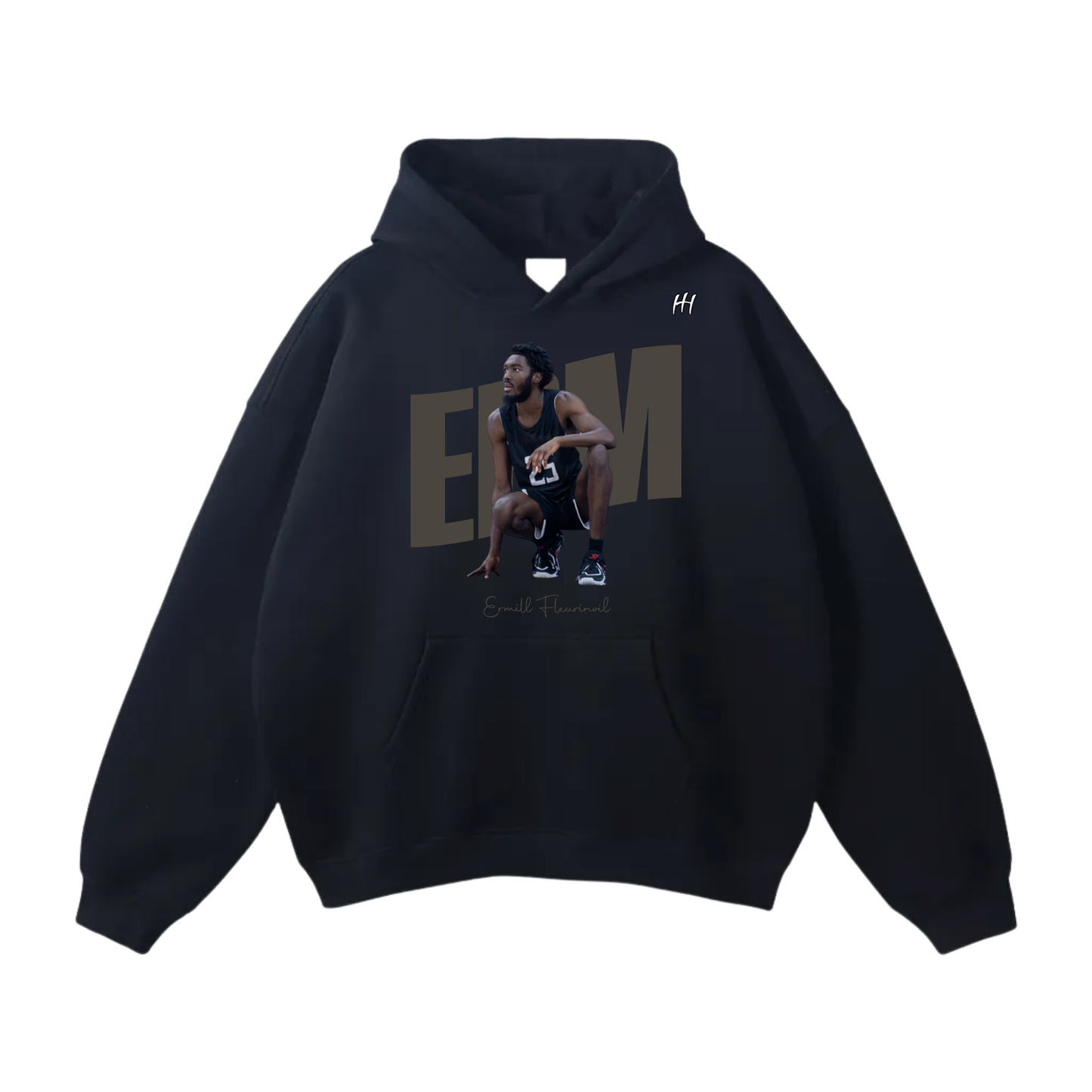 Ermill Fleurinvil Oversize Fleeced Hoodie