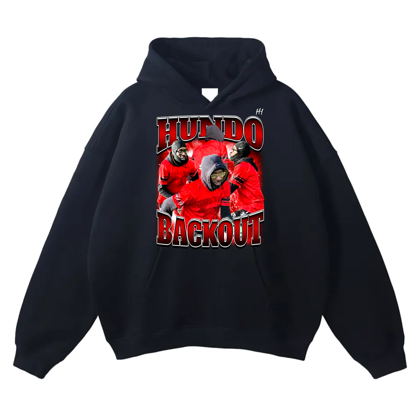 Hundo Backout Oversize Fleeced Hoodie