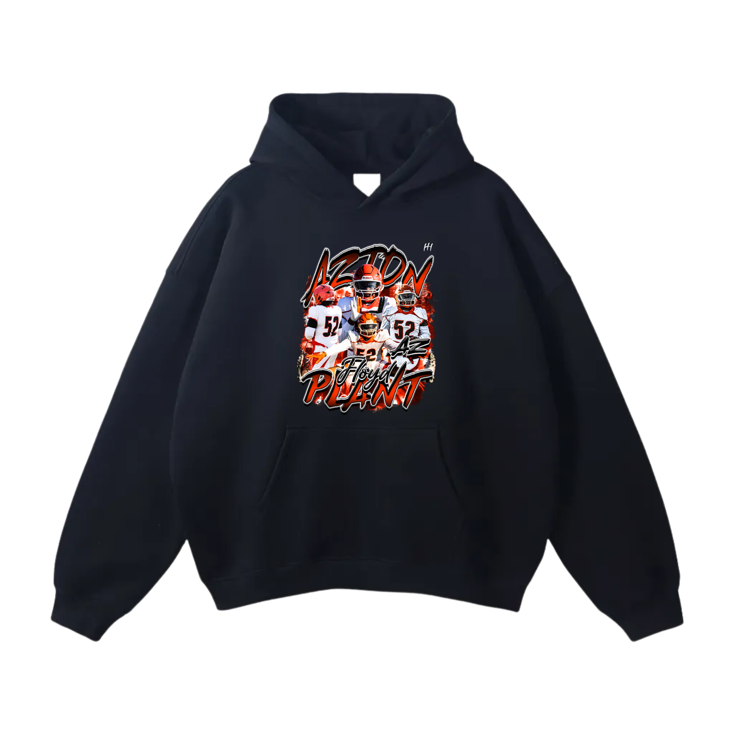 Azion Floyd Plant Oversize Fleeced Hoodie