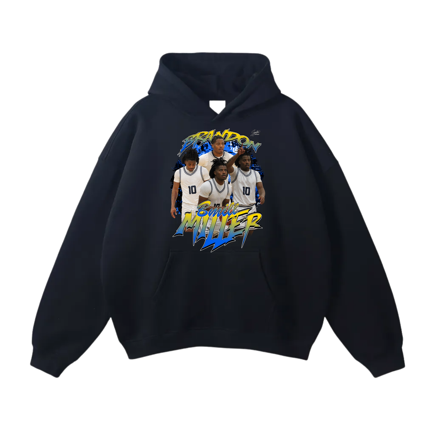 Brandon Miller Oversize Fleeced Hoodie