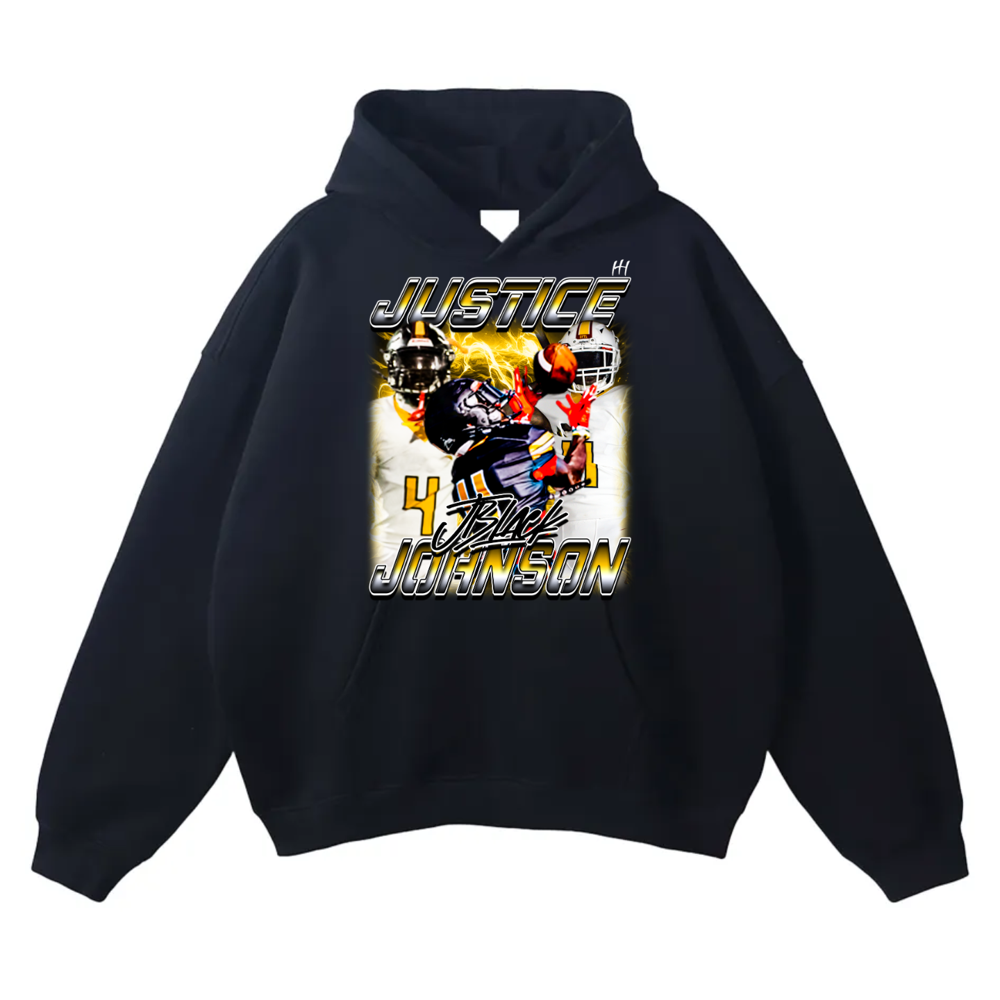 Justice Johnson Oversize Fleeced Hoodie