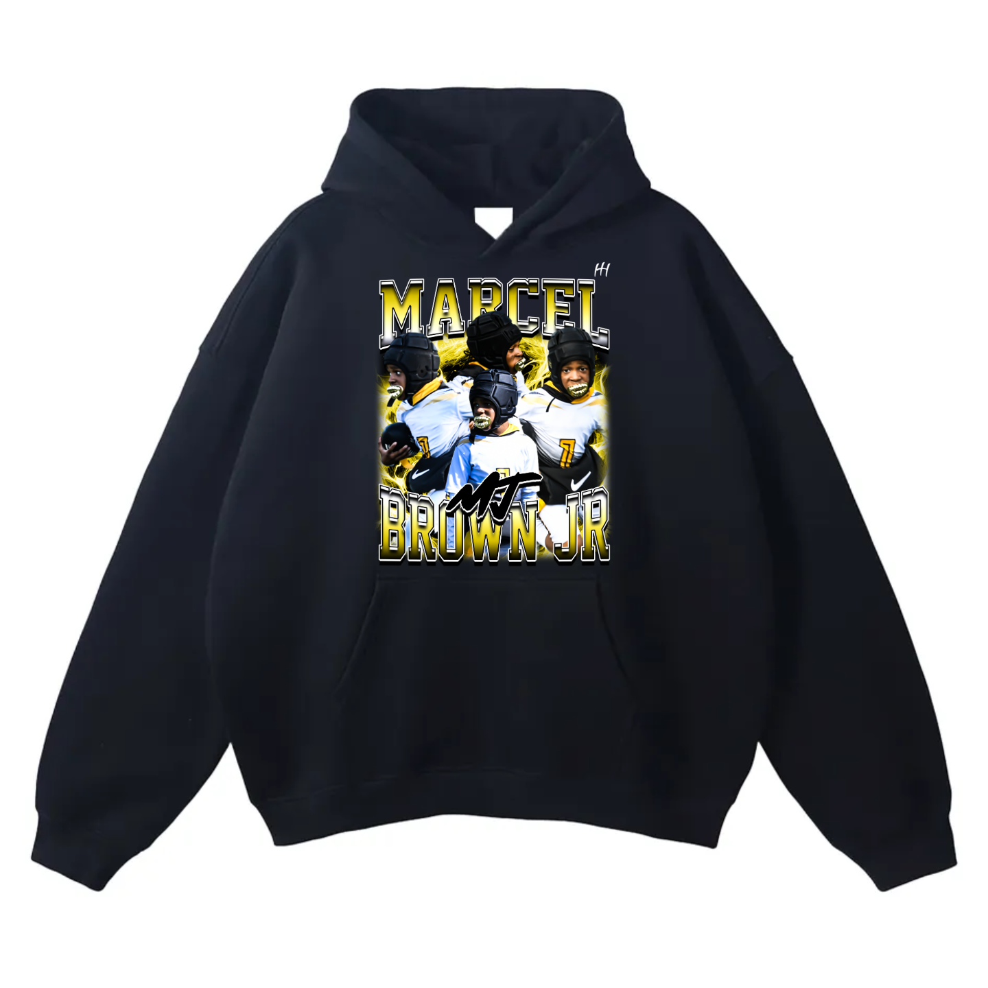 Marcel Brown Jr Oversize Fleeced Hoodie
