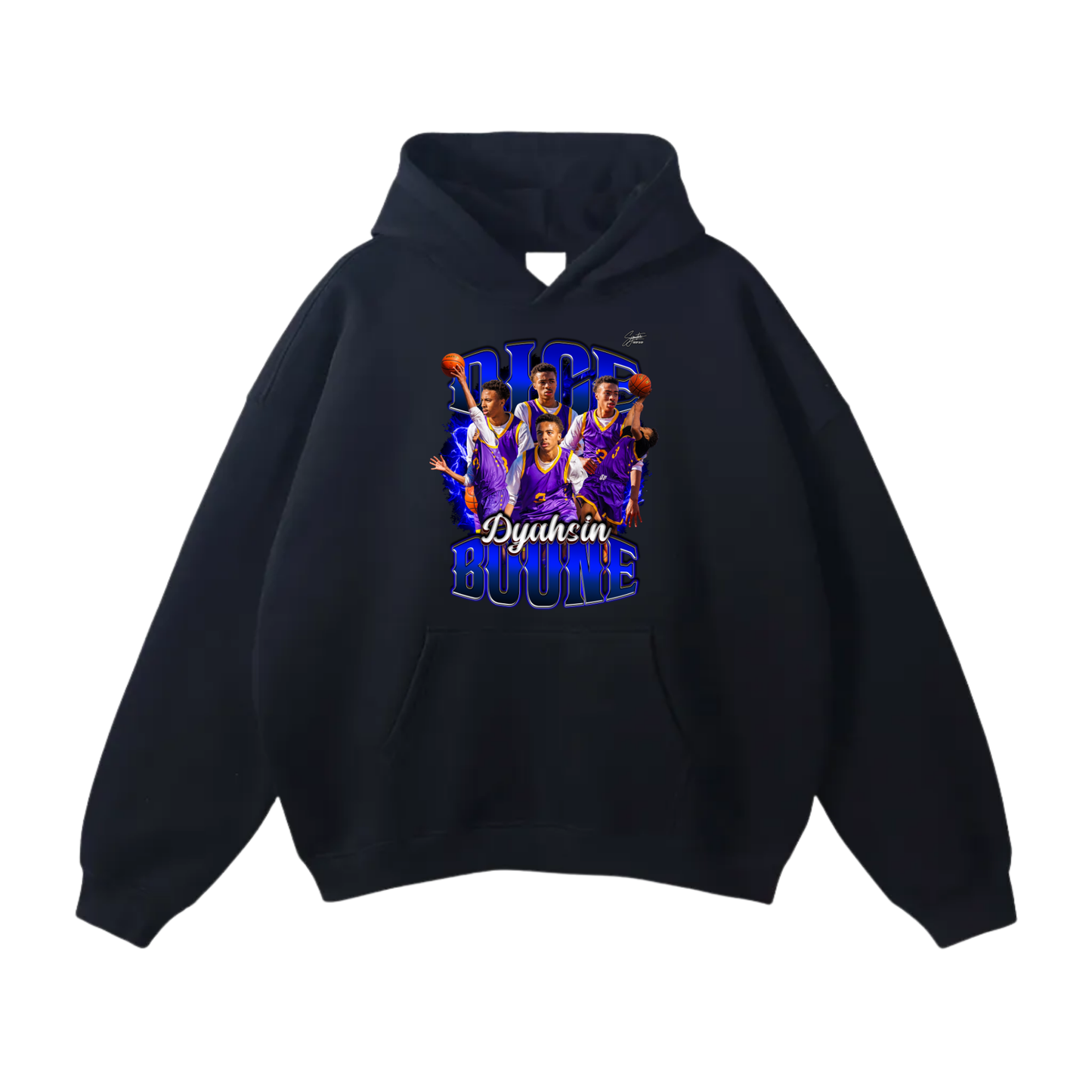 Dyahsin Boone Oversize Fleeced Hoodie