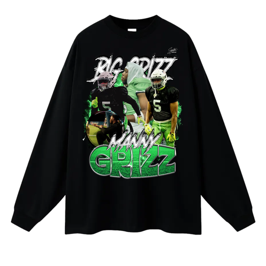 Manny Grizz Long Sleeve Tee