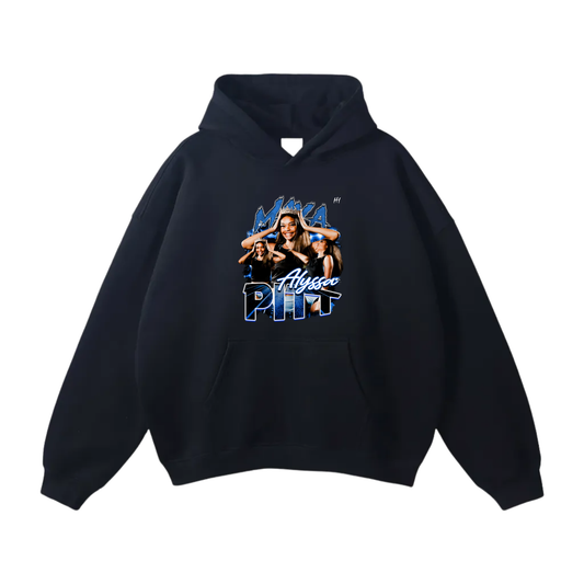 Alyssa Pitt Oversize Fleeced Hoodie