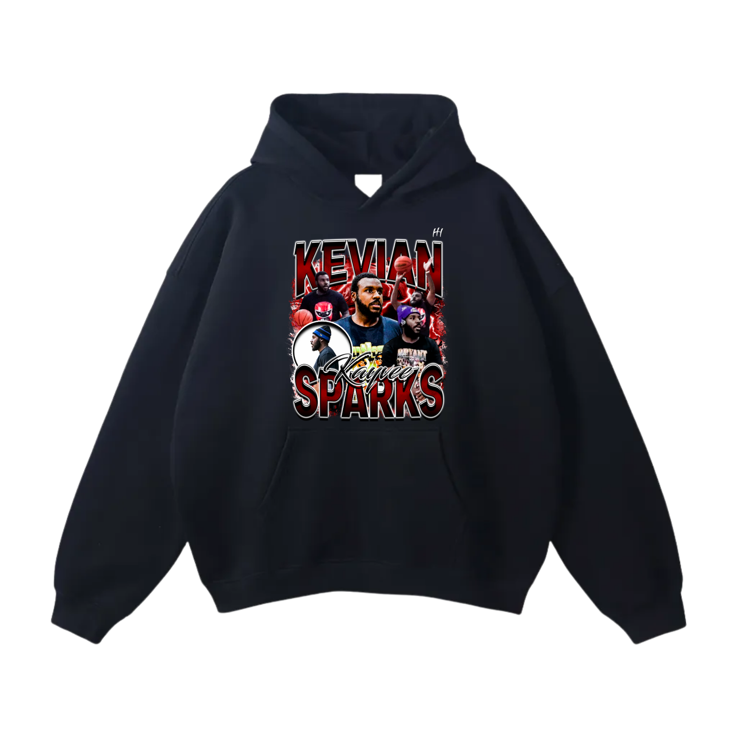 Kevian Sparks Oversize Fleeced Hoodie