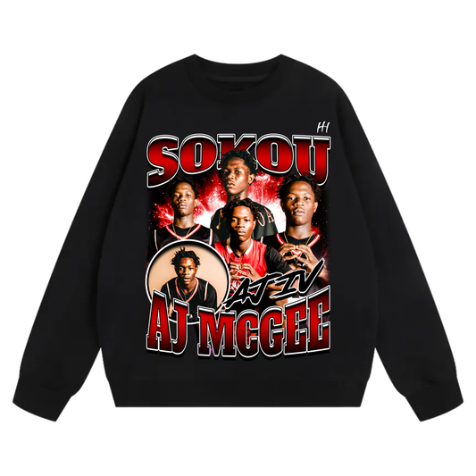 Sokou Aj McGee Heavyweight Crewneck Sweatshirt