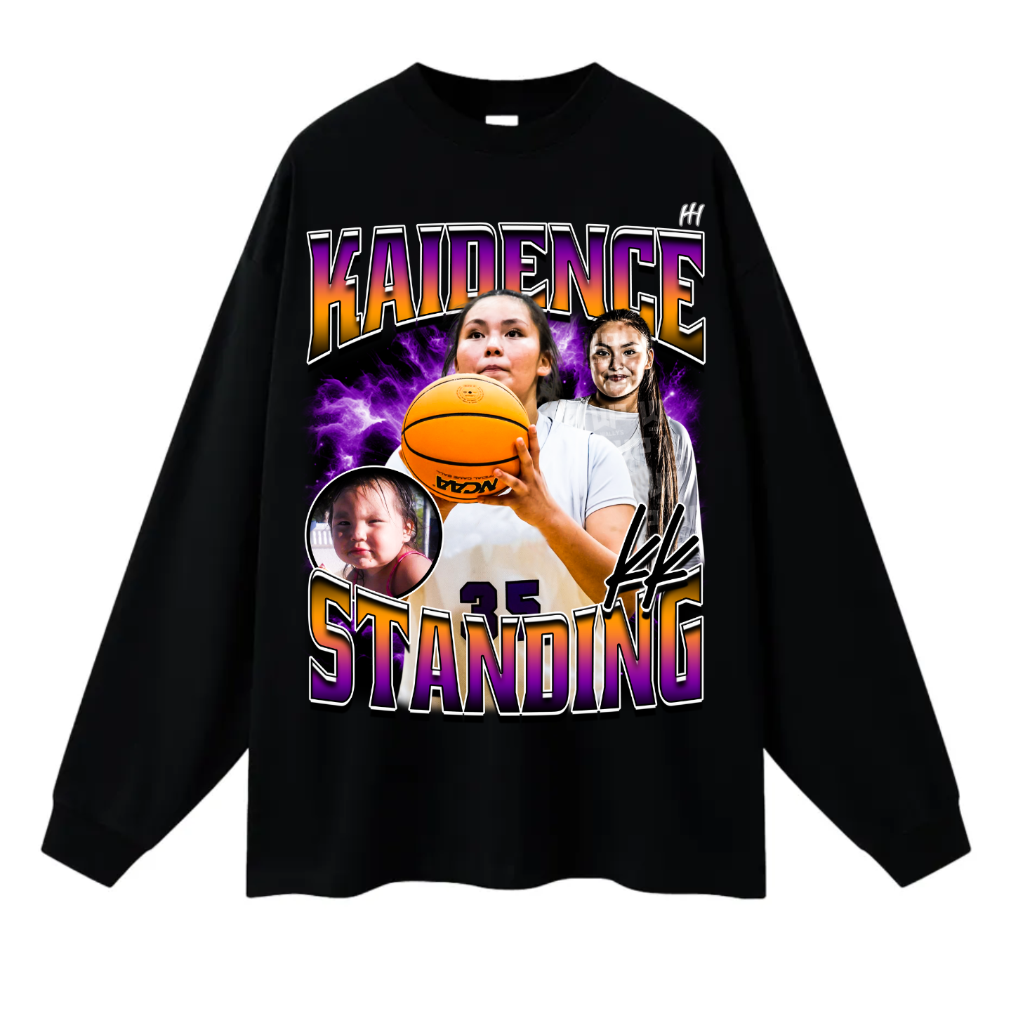 Kaidence Standing Long Sleeve Tee