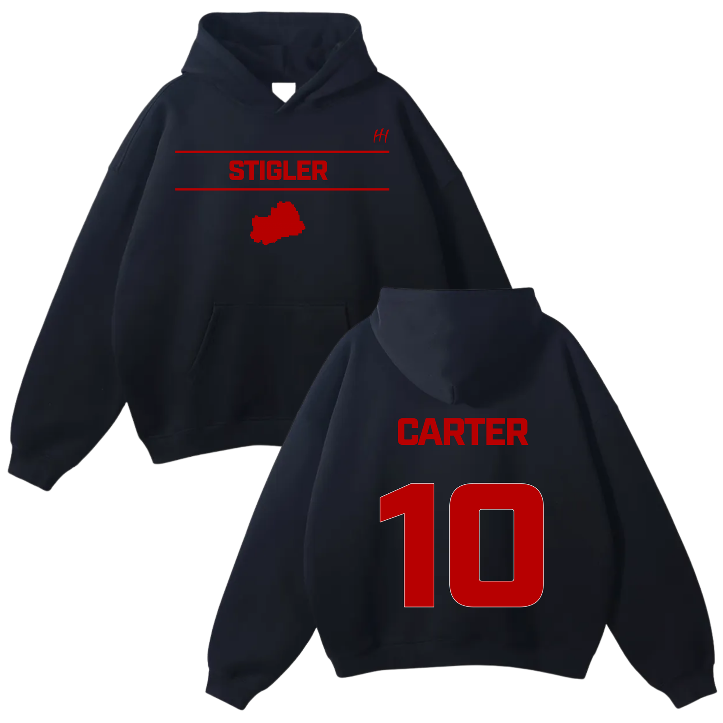 Carter Hutchison Oversize Fleeced Hoodie