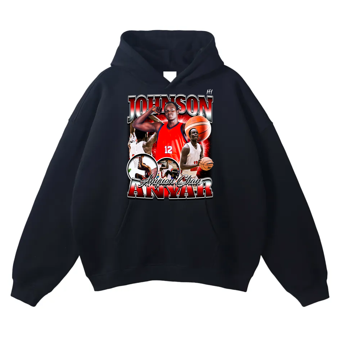 Johnson Anyuon Chan Anyar Oversize Fleeced Hoodie