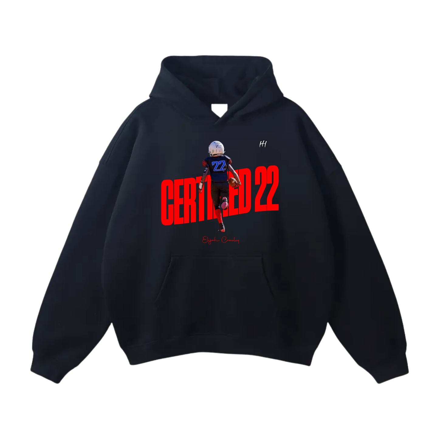 Elijah Crawley Oversize Fleeced Hoodie