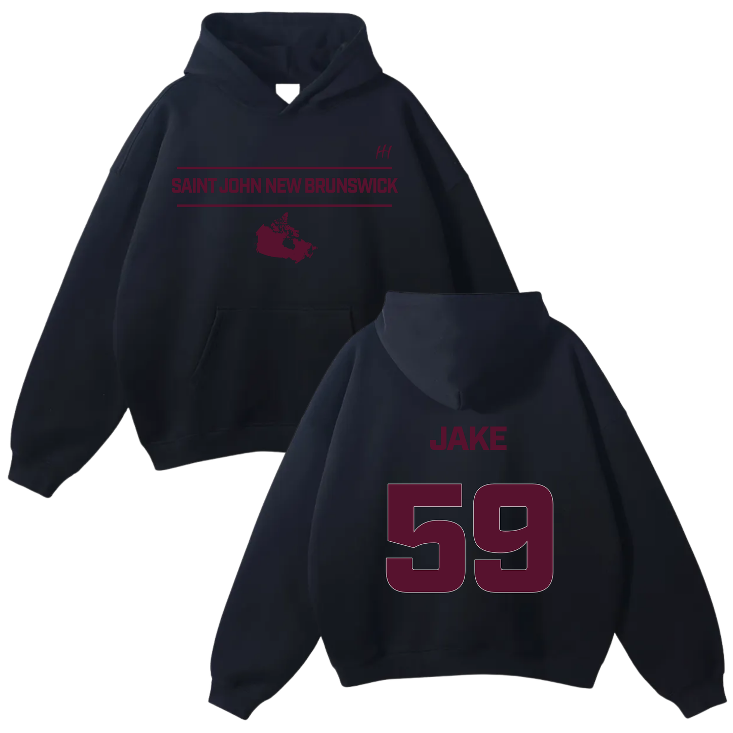 Jake DeBow Oversize Fleeced Hoodie
