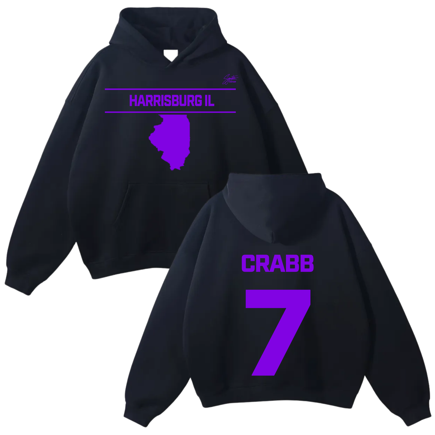 Ian Crabb Oversize Fleeced Hoodie