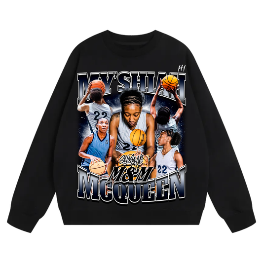 My'Shiah McQueen Heavyweight Crewneck Sweatshirt