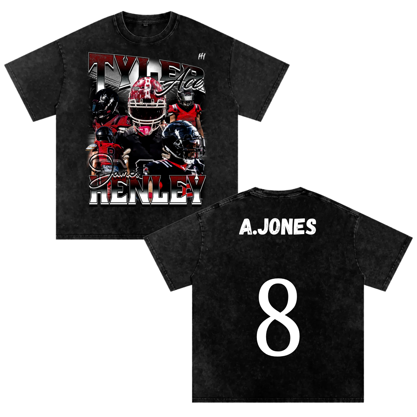 Tyler James Henley Heavyweight Oversized T-shirt