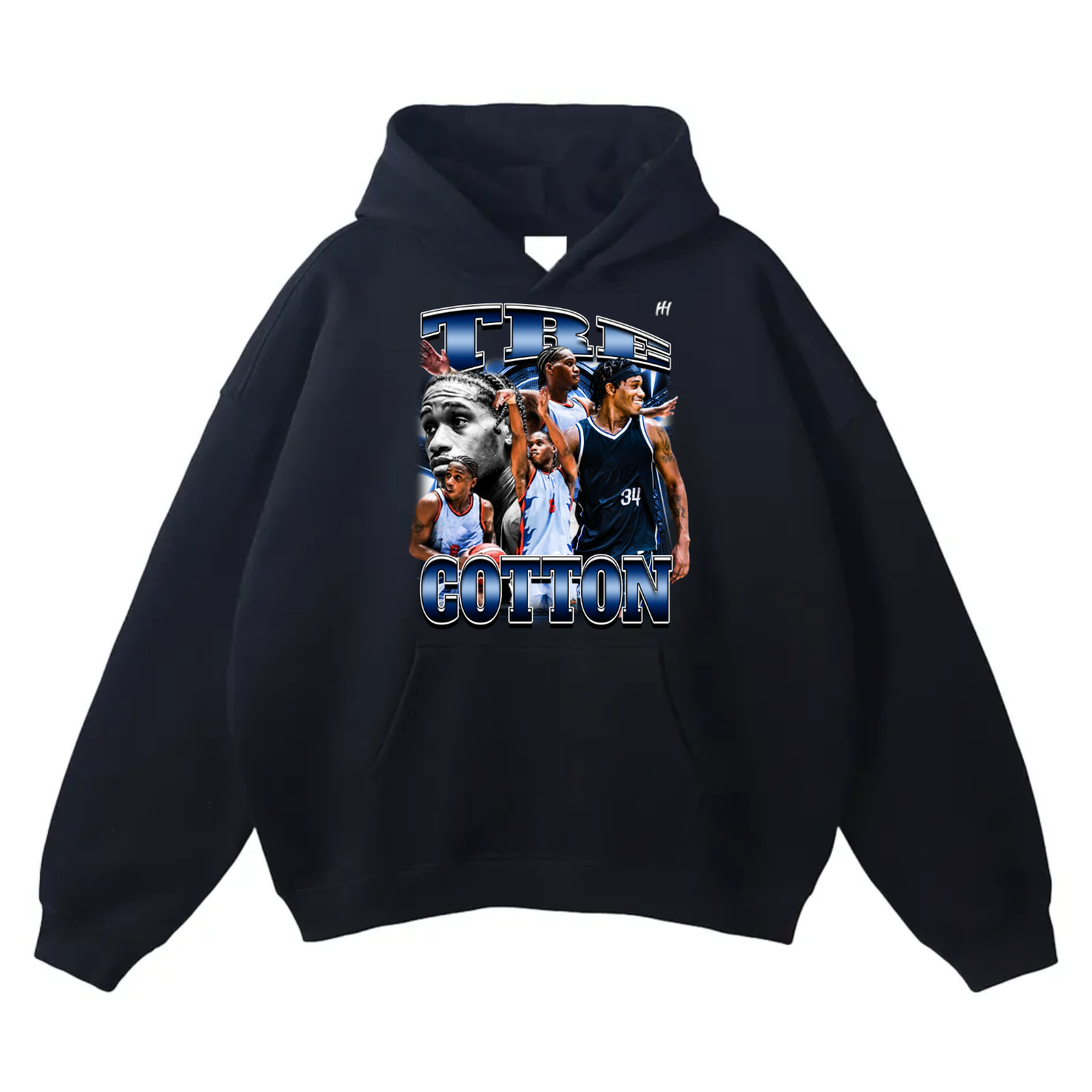 Tre Cotton Oversize Fleeced Hoodie
