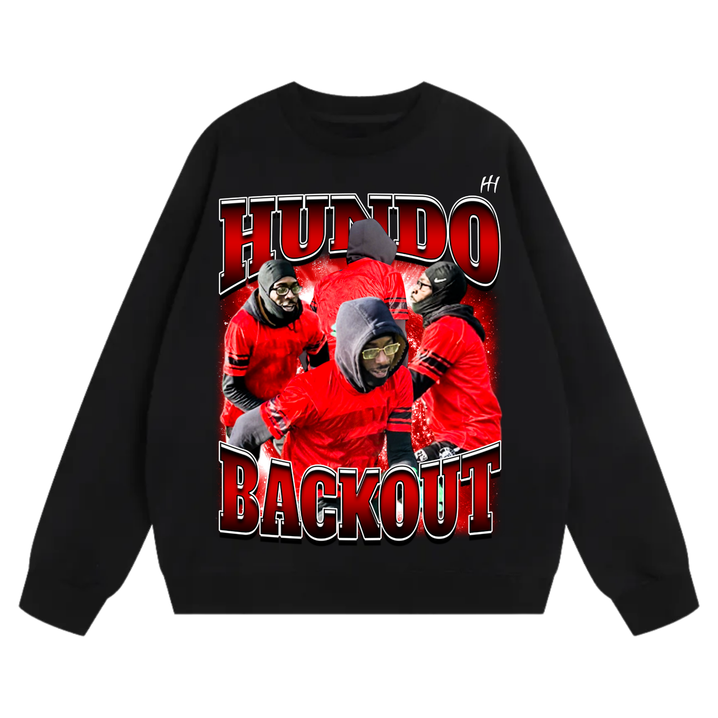 Hundo Backout Heavyweight Crewneck Sweatshirt