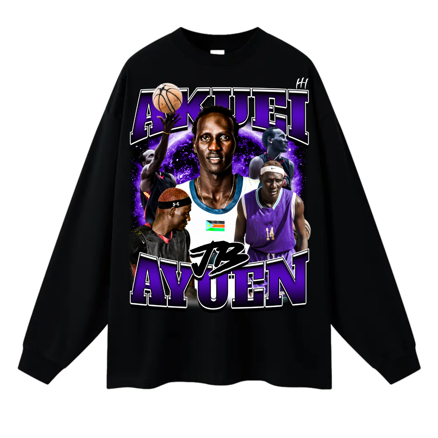 Akuei James Ayuen Long Sleeve Tee