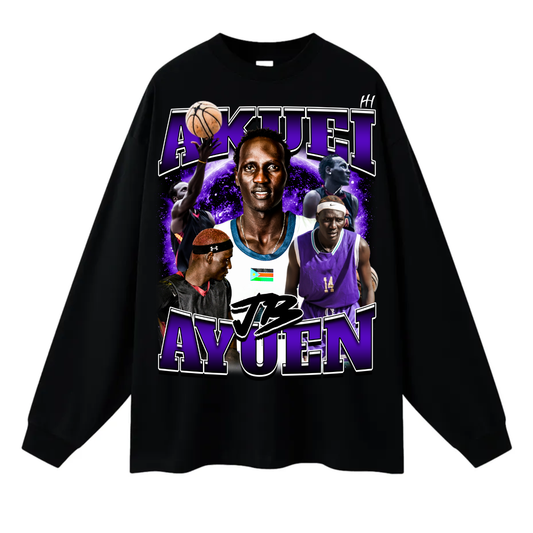 Akuei James Ayuen Long Sleeve Tee
