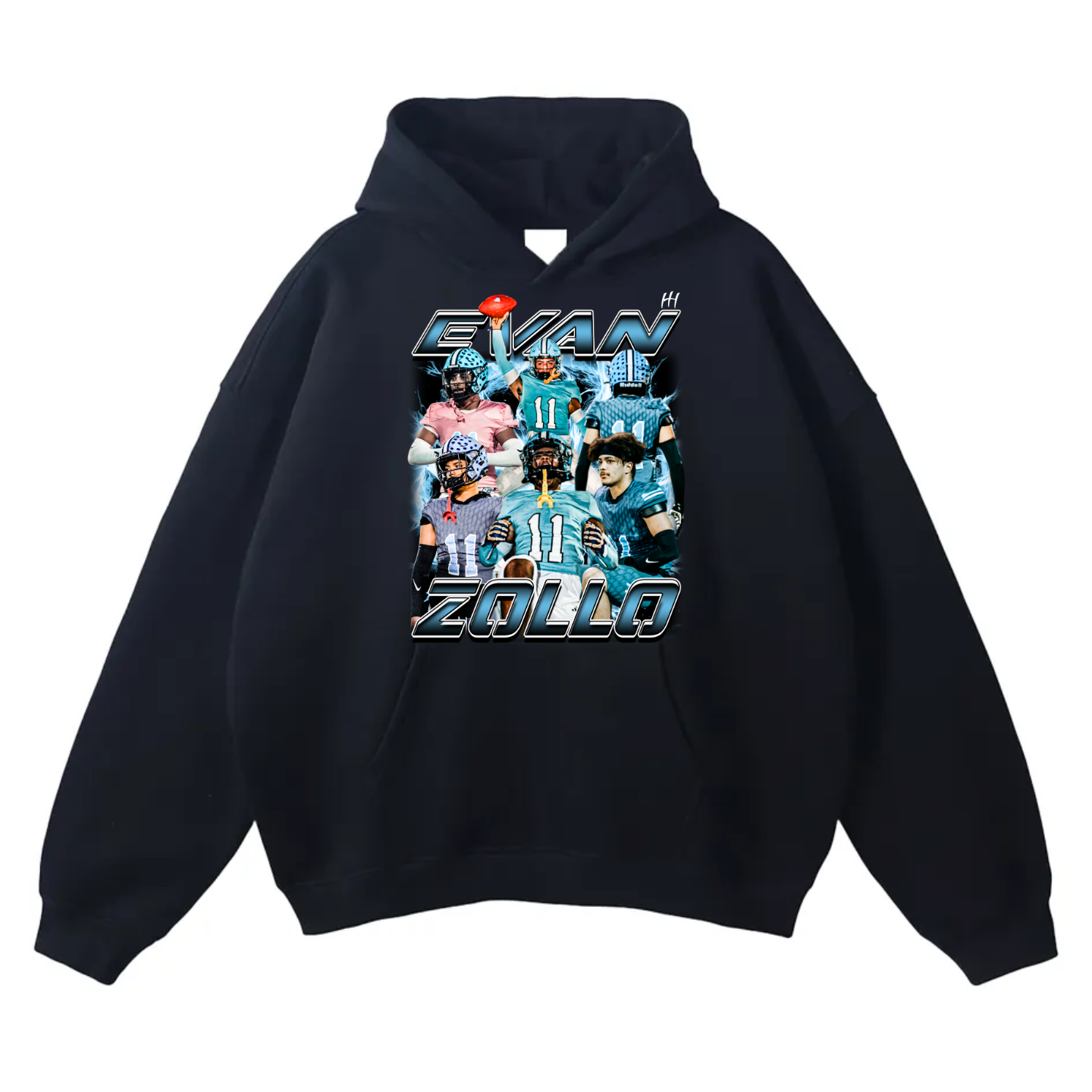 Evan Zollo Oversize Fleeced Hoodie