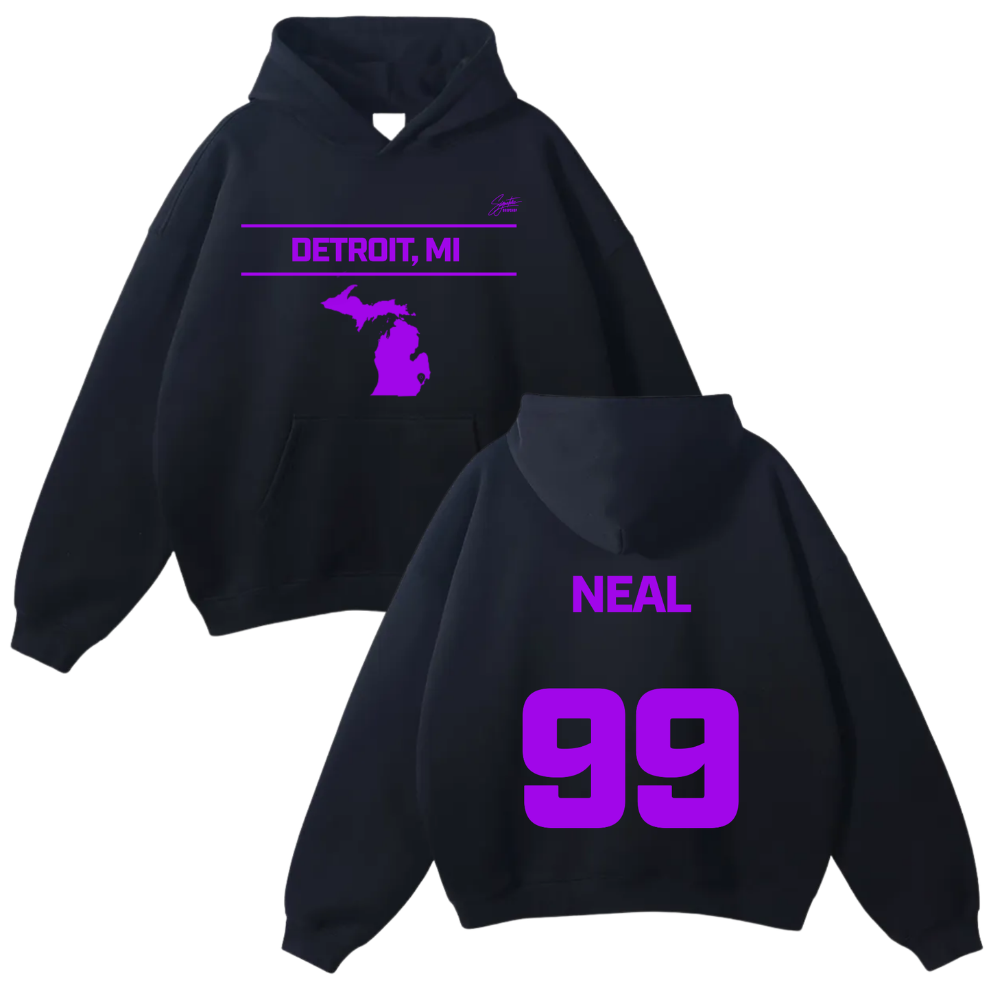 Gavyn Neal Oversize Fleeced Hoodie