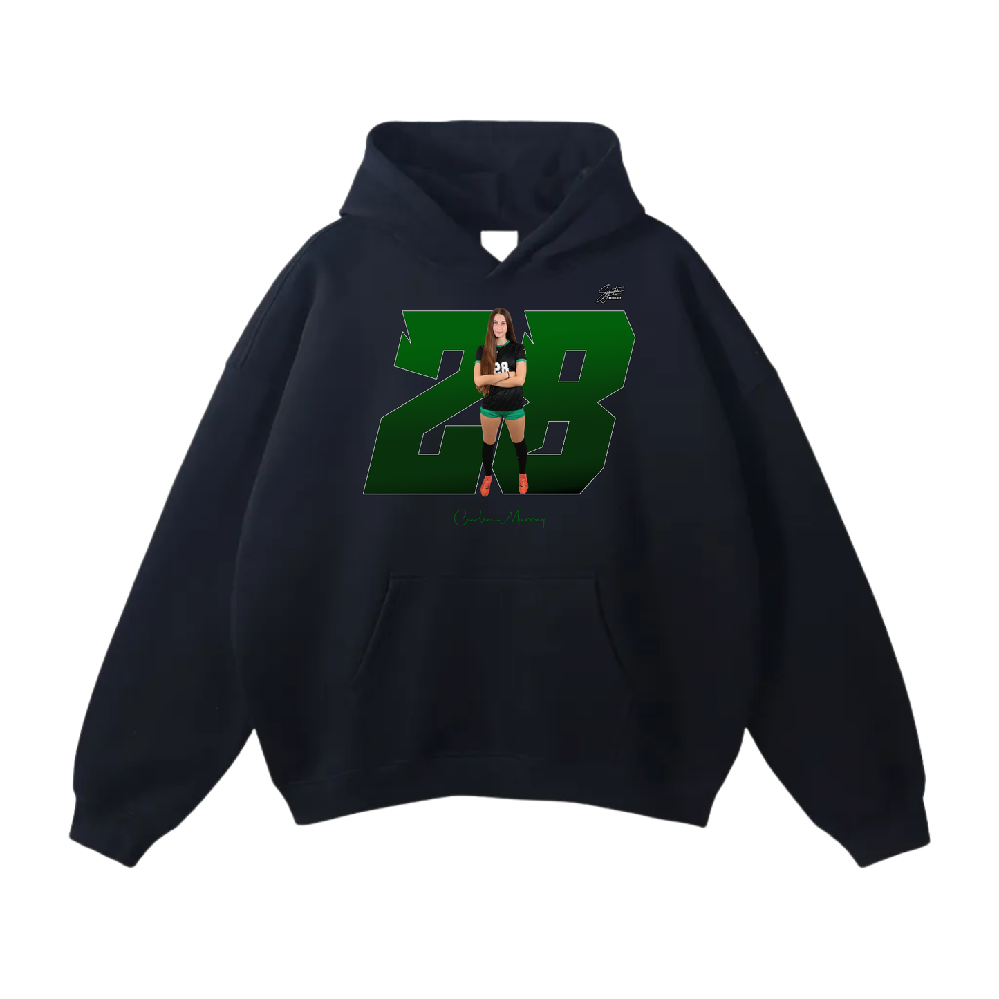 Carlin Murray Oversize Fleeced Hoodie