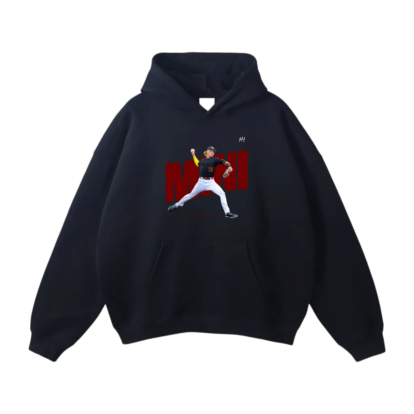 Evan Minnick Oversize Fleeced Hoodie