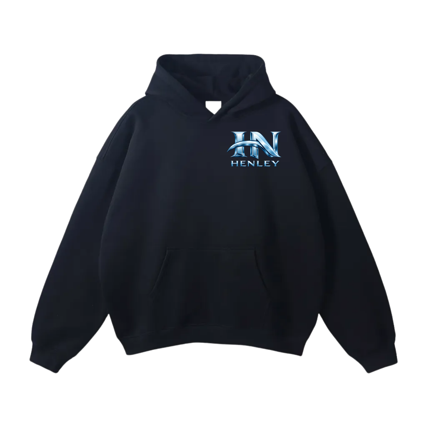 Bxnktellr Henley Oversize Fleeced Hoodie