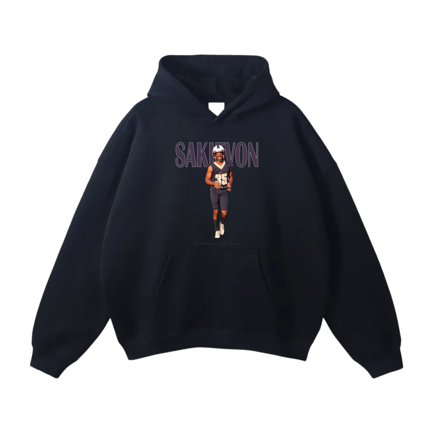 Sakievon Gordwin Oversize Fleeced Hoodie