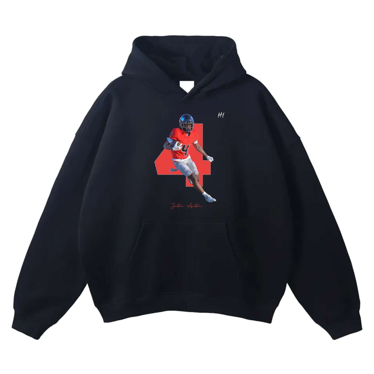 Justin Auston Oversize Fleeced Hoodie