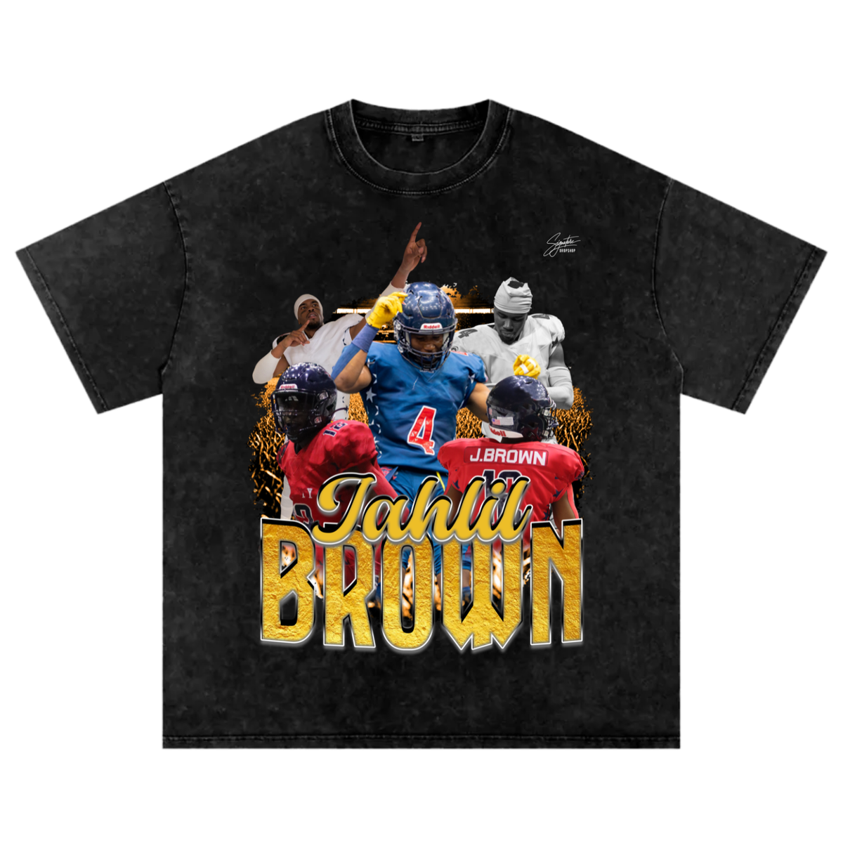 Jahlil Brown Oversize T-shirt