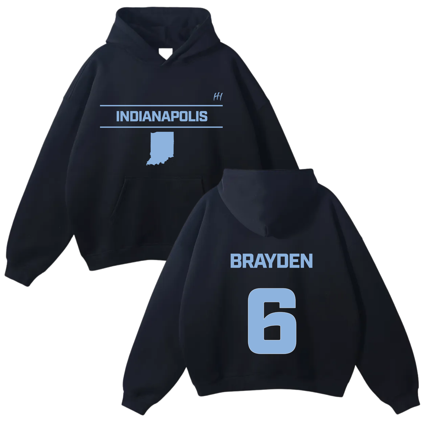 Brayden Coffey Oversize Fleeced Hoodie