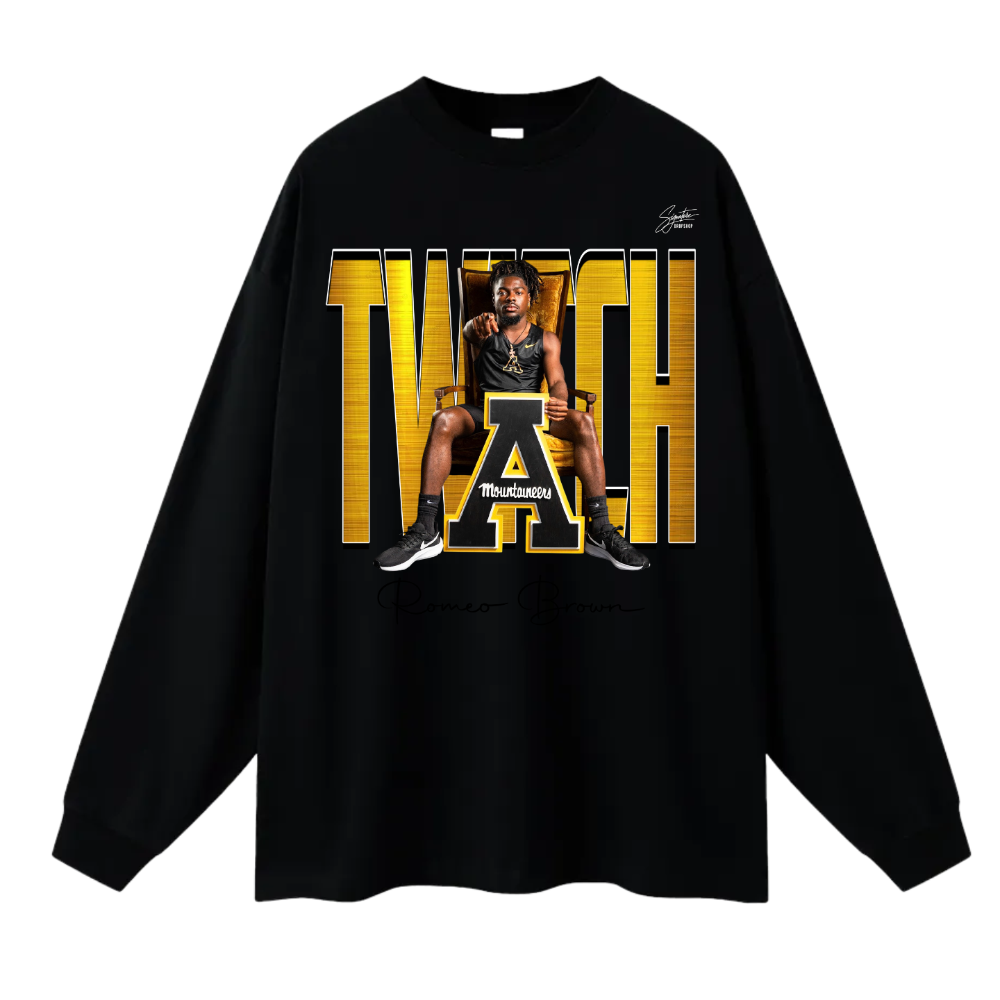 Romeo Brown Long Sleeve Tee