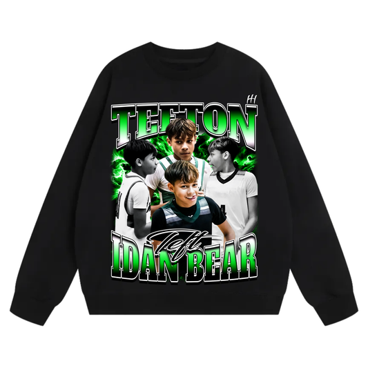 Tefton Idan Bear Heavyweight Crewneck Sweatshirt
