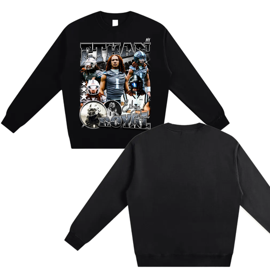 Ethan Royal Heavyweight Crewneck Sweatshirt